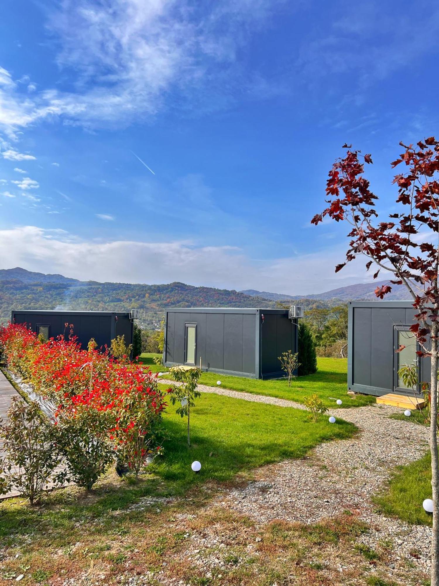 Hotel Flandra Glamping Corbeni Exteriér fotografie
